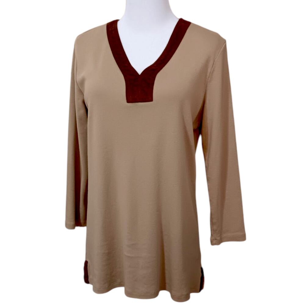 VINTAGE RALPH LAUREN Pullover Tunic Top Shirt LG Retro Preppy Country Western